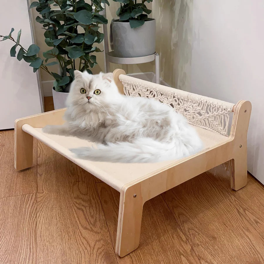 Boho Cat or small dog Hammock Bed